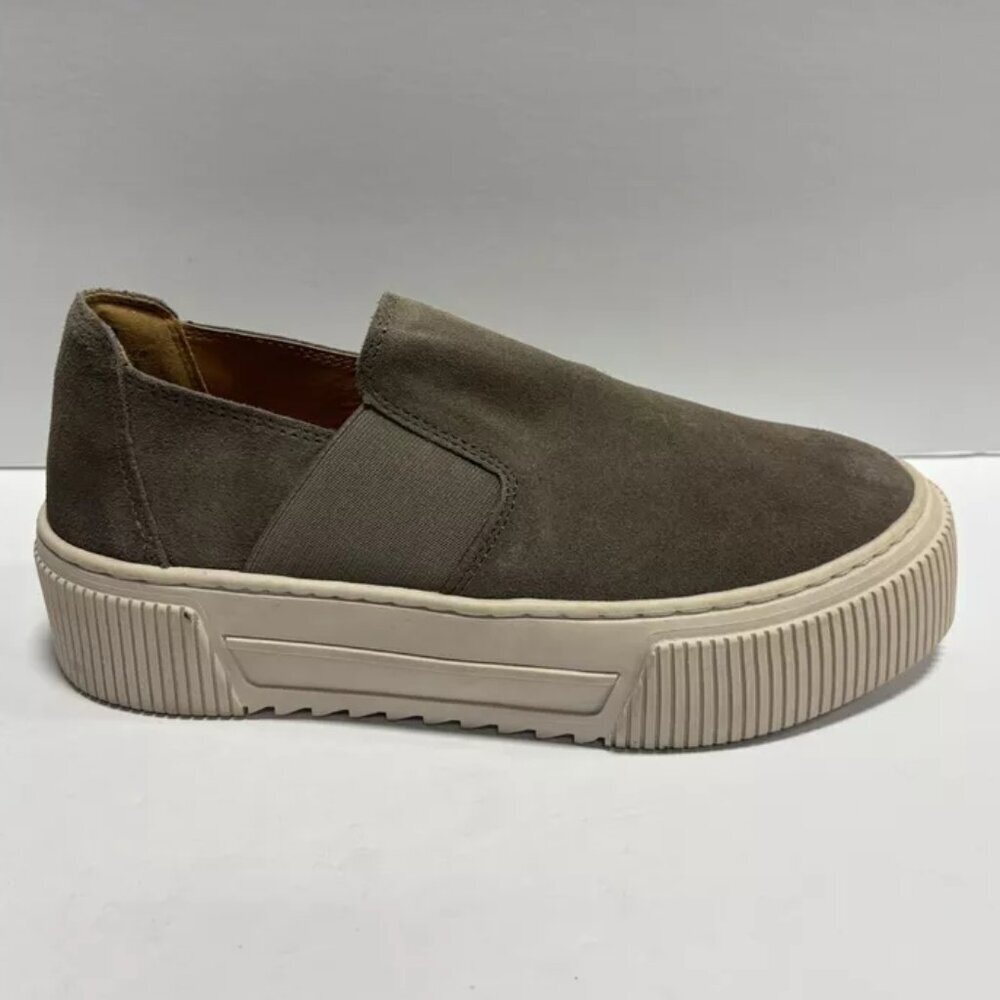Crown Vintage Women’s Marlenna, Gray Slip-On Sneakers, Size 6 M